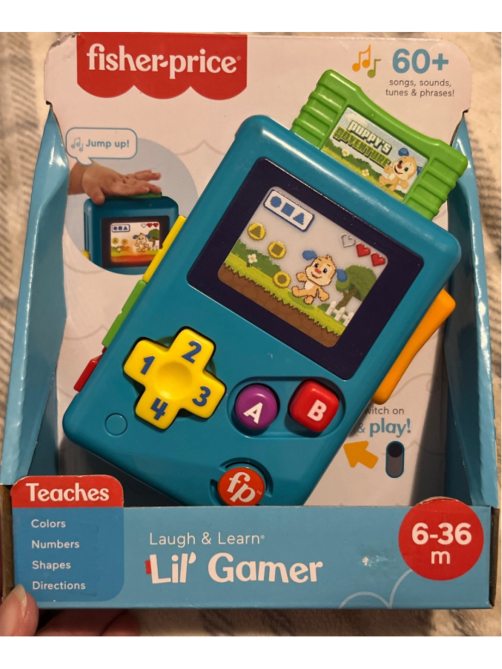 Fisher-Price Laugh & Learn Lil’ Gamer Educational Musical Activity Toy for Baby